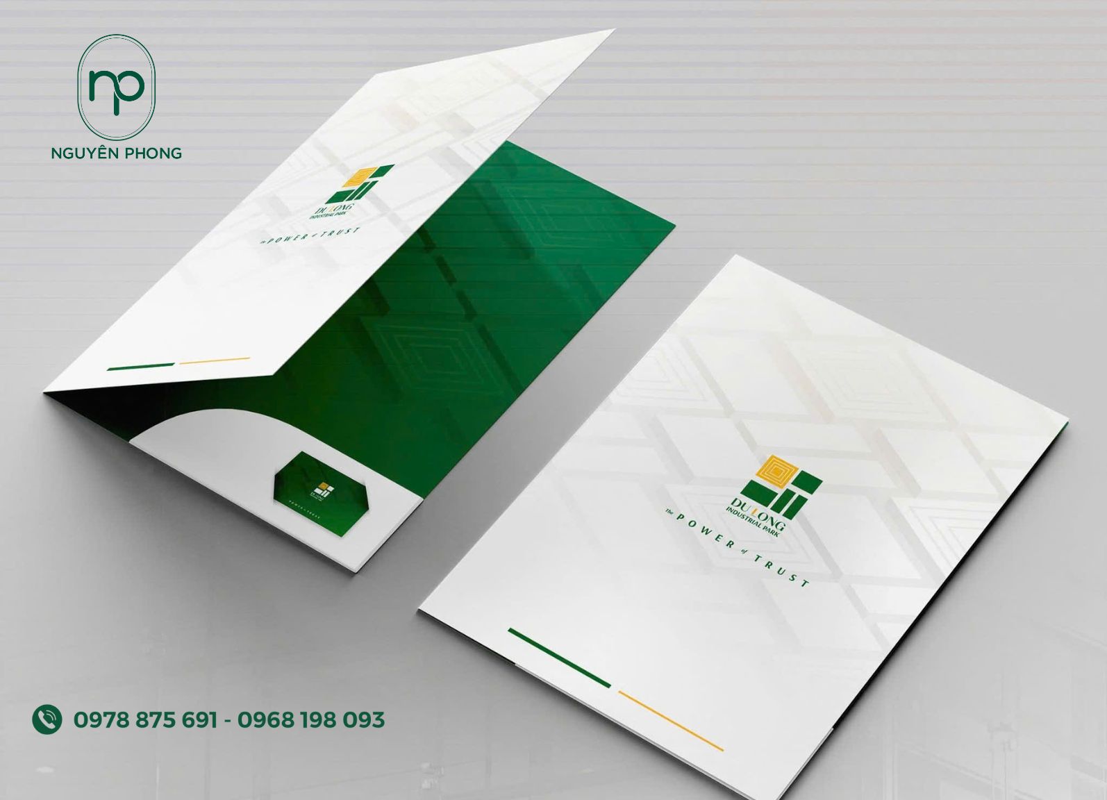 Mẫu kẹp file tài liệu cho doanh nghiệp